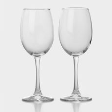 Бокалы для вина Paşabahçe Classique, 360 мл, набор 2 шт., стекло, прозрачные