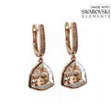 Серьги с кристаллами Swarovski