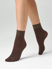 calz. LUREX 70 носки (люрекс) Minimi Носки Moka/Oro (Коричневый)