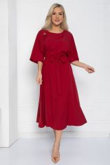 501288 LT Collection Платье бордовый