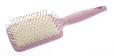 Dewal Beauty Щетка для волос массажная прямоугольная / Черничное мороженое DBHM6, фиолетовый, 25 см