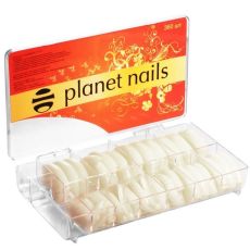 Planet Nails Типсы классические натуральные американка №1-10, 360 шт./уп