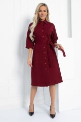 507829 LT Collection Платье бордовый