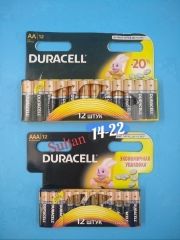 Батарейки Duracell (12 шт) - ААА (мизинчиковые)