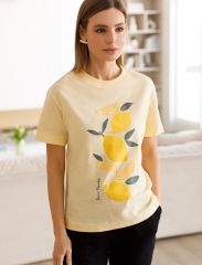 510937 VILATTE Футболка банановый_lemon paradise