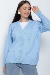 Б11257 Кардиган LADY TAIGA Голубой