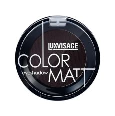 033829 Luxvisage. Тени для век COLOR MATT, тон 15 Deep Black