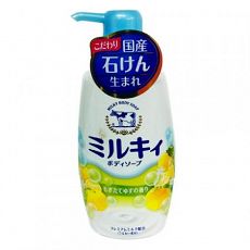 6330 COW Увлажняющее молочное жидкое мыло для тела (свежий цитрусовый аромат) 550мл
