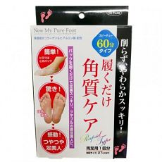 151733	 To-Plan «My New Pure Feet» - Носочки для педикюра «Мягкие пяточки» с коллагеном, коробка 1 пара