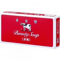 137034 COW Молочное увлажняющее мыло quotBeauty Soapquot красная упаковка 3 шт по 100 гр