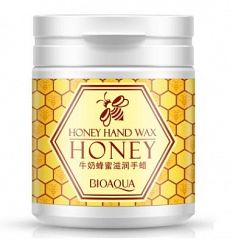 Парафиновая маска-пленка для рук молоко и мед Bioaqua Honey Hand Wax, 170g