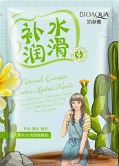 Увлажняющая тканевая маска BIOAQUA с экстрактом кактуса, 3 шт
