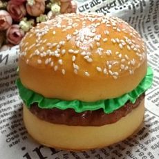 Сквиши гамбургер с кунжутом