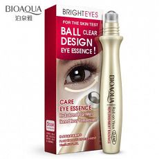 Крем для глаз с охлаждающим роликом BioAqua Ball Design Eye Essence, 15 мл