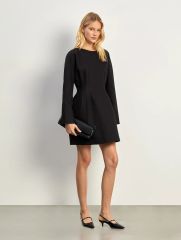 Платье мини из костюмной ткани, PL1601/lowell