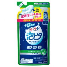 323310 Lion Look Plus For Toilet Cool Citrus Чистящая и дезинфицирующая спрей пенка для туалета, цитрусовая прохлада 250мл