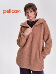 DFNK6351/1 Толстовка женская Коричневый(17) Pelican