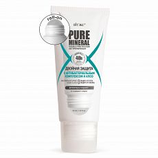 029375 Vitex PURE MINERAL. Антиперспирант ДВОЙНАЯ ЗАЩИТА с антибактериальным комплексом и алоэ, туба roll-on 50 мл