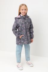 499891 CROCKID Куртка коричневый, весенние цветы