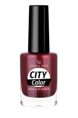 Лак для ногтей GR City Color Nail Lacquer (0-100) Бордо (057)