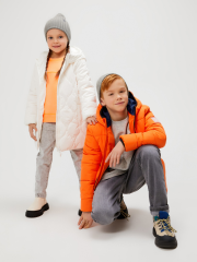 20336400025 Шапка детская Lukas серый меланж ACOOLA Kids