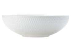 Тарелка суповая, 18х5,5 см, фарфор P, белая, Diamonds, 55897