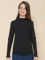GFJS8164 Джемпер для девочек Черный(49) Pelican