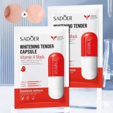SADOER Маска антиоксидантная для лица с витамином А Antioxidant mask Арт.: 2525 Антиоксидантная ?маска для лица с витамином А – интенсивная маска для всех типов кожи, в состав которой входят главные в