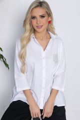 Б10637 Рубашка LADY TAIGA Белая