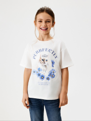 20240510016 Футболка детская для девочек Lira молочный ACOOLA Kids