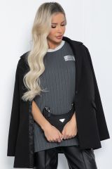 Б12435-7 Футболка LADY TAIGA Серая