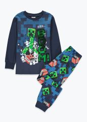 Kids Minecraft Sequin Pyjama Set (5-12yrs)