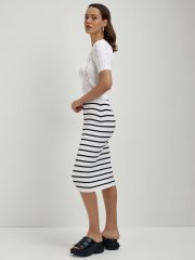 LDK2336 23С-36СП Conte elegant Юбка white-black