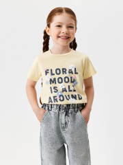 20220510172 Футболка детская для девочек Fagot светло-желтый ACOOLA Kids