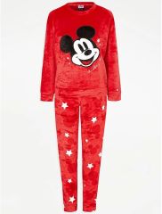 Disney Mickey Mouse Fleece Pyjamas Gift Box Set