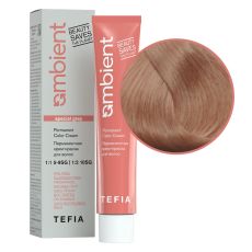 TEFIA Ambient 10.360 Перманентная крем-краска для волос / Экстра светлый блондин золотисто-махагоновый для седых волос, 60 мл