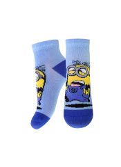 3095 MINIONS (укороченные) БРЕСТСКИЕ Носки голубой