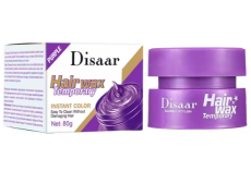 [DISAAR] Воск для волос ЦВЕТНОЙ (фиолетовый) Temporary Hair Color Wax (Purple), 80 г