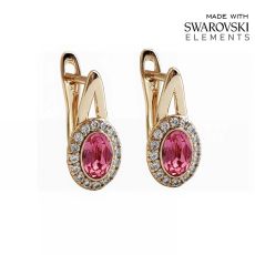 Серьги с кристаллами Swarovski