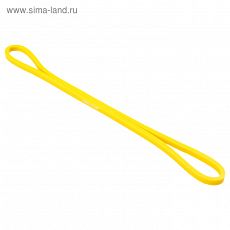 3551206 Фитнес-резинка, 30 х 0,64 х 0,5 см, нагрузка 20 кг, цвет жёлтый