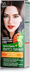 029033    Фито Линия Стойкая крем-краска тон 56 Темно-русый