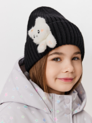 20226400115 Шапка детская Savino черный ACOOLA Kids