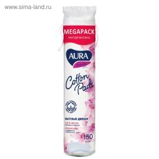 1204327 Ватные диски Aura, 150 шт