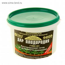 1138431 Средство для восстановления почвы Гуми-30 Дар Плодородия 0,5кг