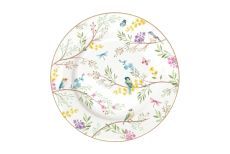 Тарелка закусочная, 19 см, фарфор P, белая, Цветы и птицы, Birds Melody, 62834