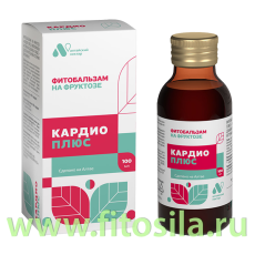 Фитобальзам на фруктозе Кардио плюс фл. 100 мл, в инд. уп. БАД 