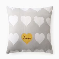 ЦЕНА ЗА 3 ШТ! Наволочка Этель Heart 70*70 ± 3 см, 100% хлопок, бязь 125 г/м²