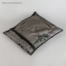 4333606 Мешок для стирки, 50×60 см, мелкая сетка, цвет чёрный