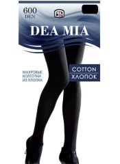 COTTON 600 (махровые) DEA MIA Колготки Nero
