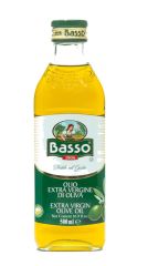 Масло оливковое нерафинированное высшего качества Basso extra virgin olive oil 500 мл
